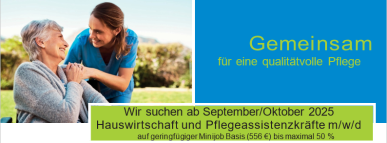 Gemeinsam für eine qualitätvolle Pflege