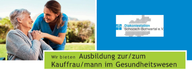 Auszubildende(n) Kauffrau/mann im Gesundheitswesen