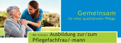 Wir bieten Ausbildungsplatz zur/m Pflegefachfrau/mann