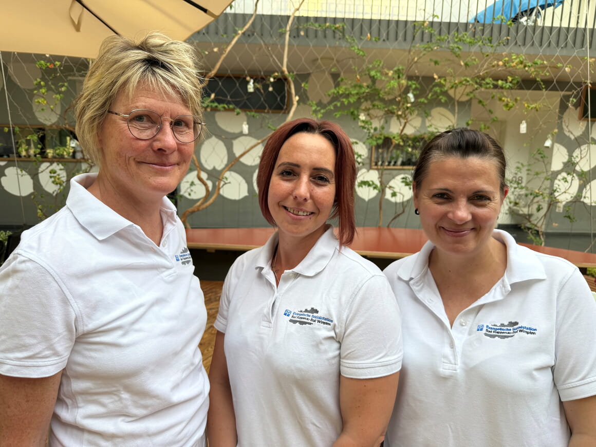 Bild vl.: Beate Zimmer, Virginia Waldera, Helga Bachmann