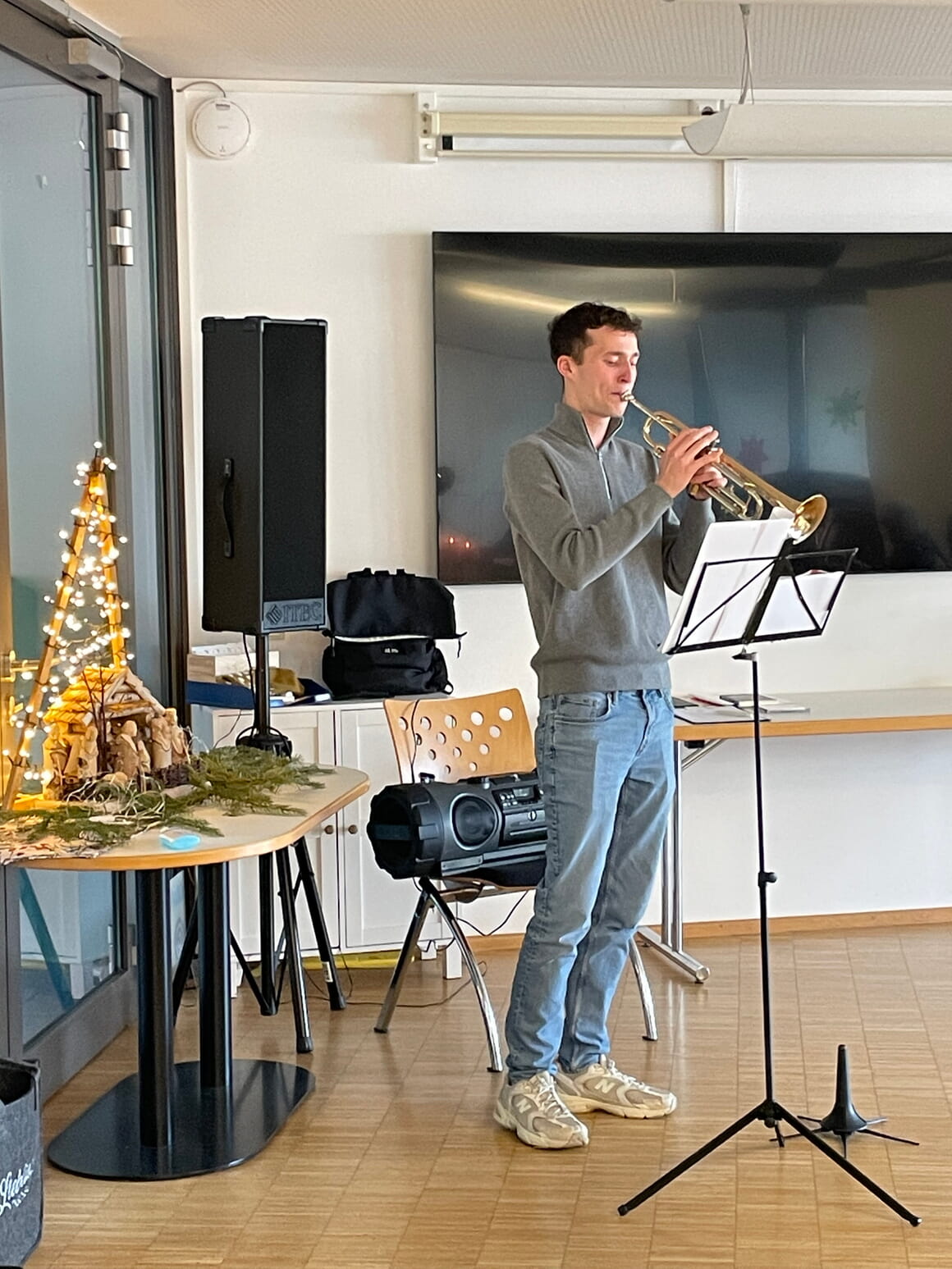 Musikalischer Besuch in der Betreuungsgruppe für Menschen mit Demenz