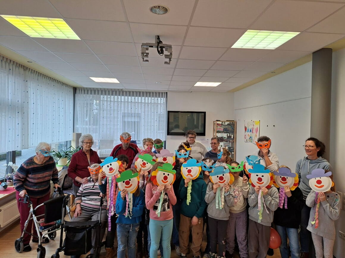Besuch der Grundschule im Betreuten Wohnen