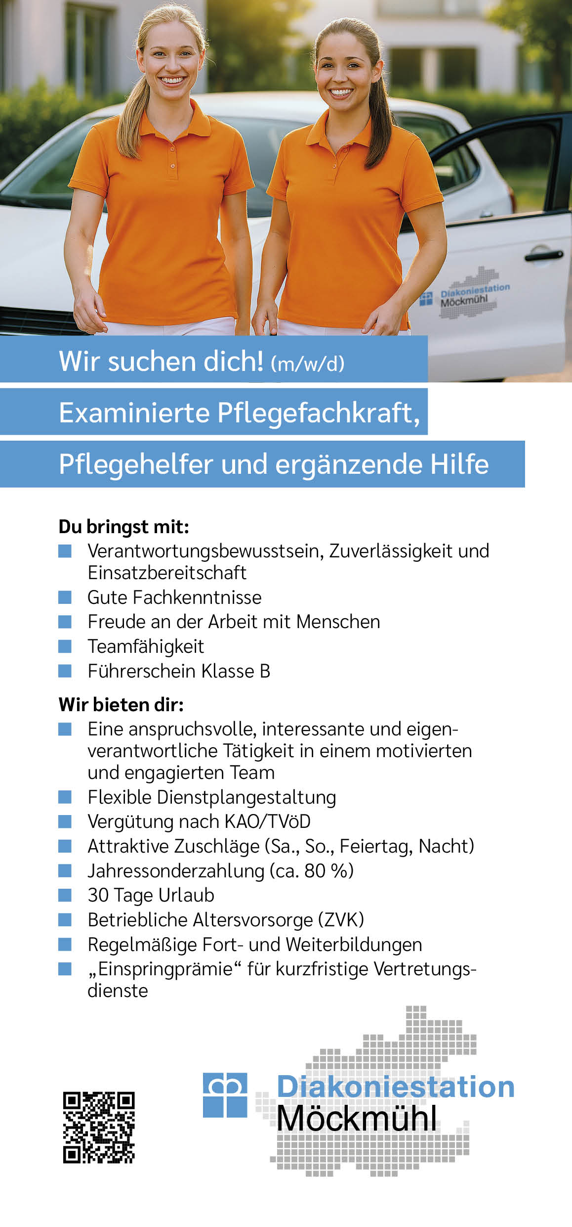 Flyer Mitarbeitergewinnung